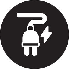 plug glyph icon