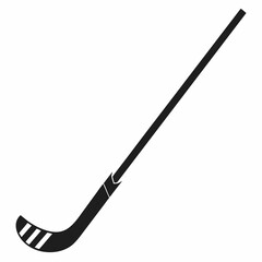 hockey stick and puck