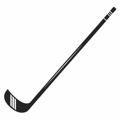 hockey stick and puck