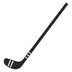 hockey stick and puck
