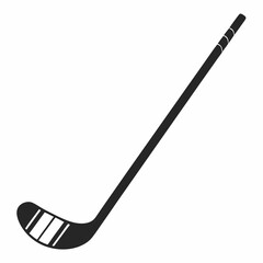hockey stick and puck