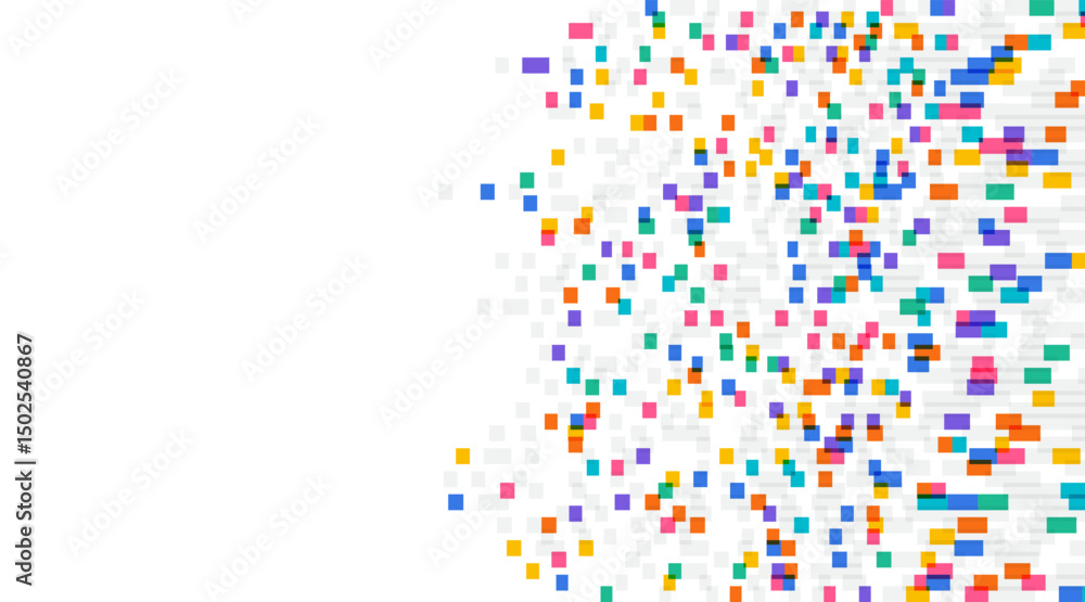 Poster digital technology background. digital data dots gray pattern pixel background