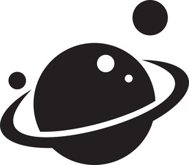 planet design mono color.