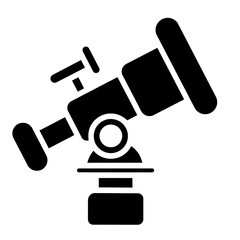 Telescope vector icon design 