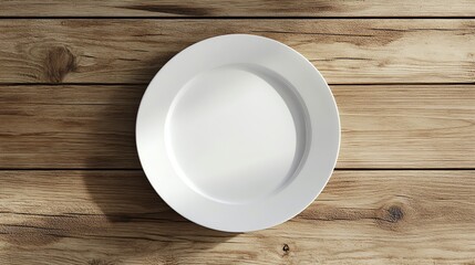 White ceramic plate