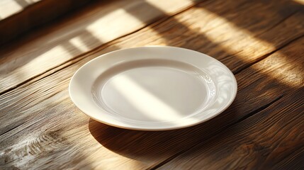 White ceramic plate