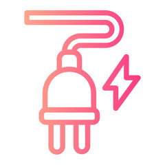 plug gradient icon