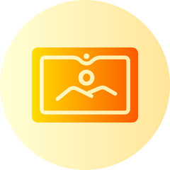 tablet gradient icon