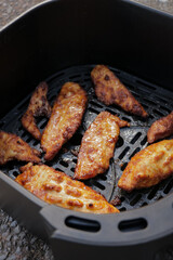 Chicken grill barbecue bbq airfryer. Fresh juicy fried chicken recipe meal dinner recipe. 