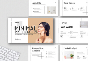 Clean And Minimal Presentation Layout Design