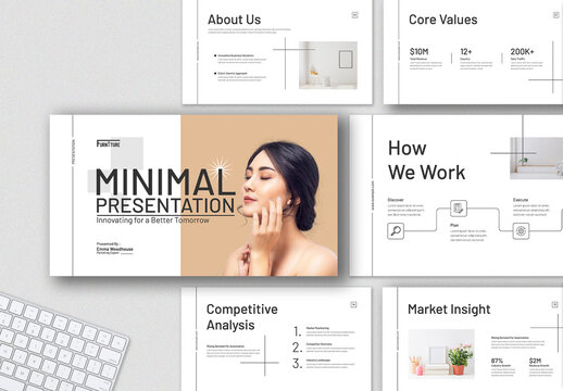 Clean And Minimal Presentation Layout Design