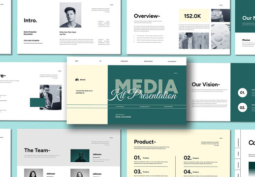 Media Kit Presentation Template