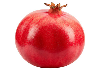Pomegranate fruit isolated on transparent background Generative Ai.	
