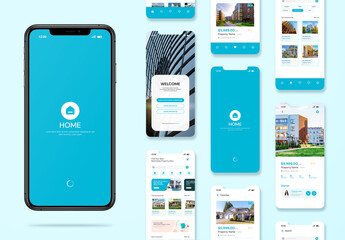 Real Estate Mobile App Ui Design Template