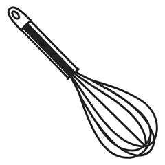 Kitchen Wire Whisk Tool Illustration
