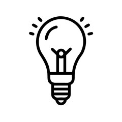 Icon of a Light Bulb	
