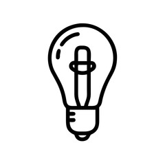 Icon of a Light Bulb	
