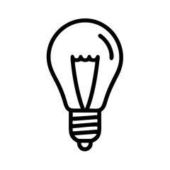 Icon of a Light Bulb	
