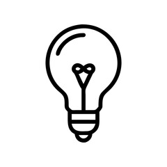 Icon of a Light Bulb	
