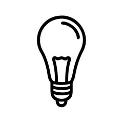 Obraz premium Icon of a Light Bulb