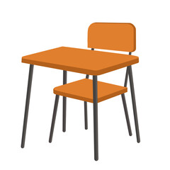Fototapeta premium Classroom Chair And Desk