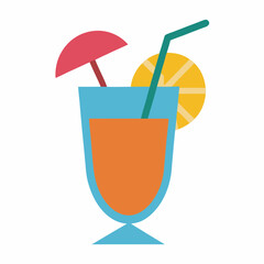 Summer Drinks icon on white background
