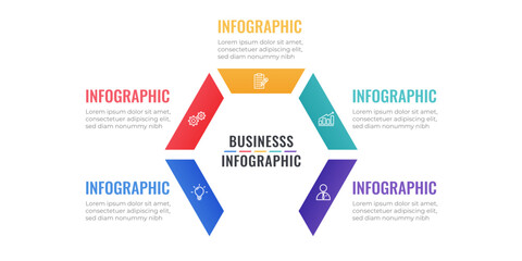 Modern timeline infographic 3 options.	