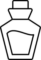 Perfume Minimalistic Sign for Web and Graphic Design, Apps, Banners, Social Network and Cards