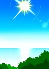 Obraz premium 夏の海岸