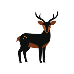 Fototapeta premium javan rusa vector