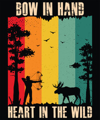 Bow In Hand Heart in The Wild Graphic Design