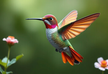 Fototapeta premium hummingbird in flight