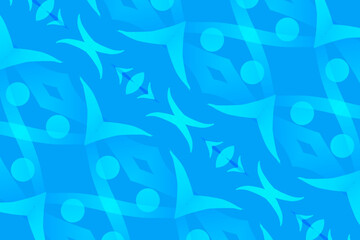 Seamless batik ethnic dayak line art pattern of indonesian culture traditional	