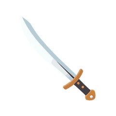 Simple Pirate Cutlass Sword Design