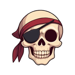 Refined 3D Pirate Skull 