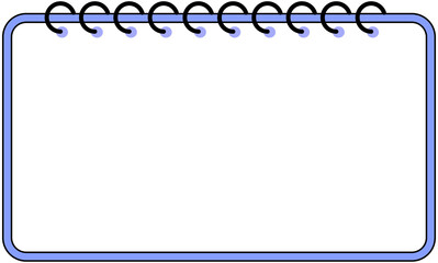 Spiral Notebook Text Frame
