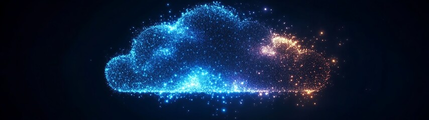 Obraz premium Abstract cloud illustration