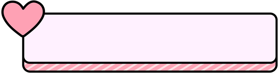 Obraz premium Heart Deco Textbox 