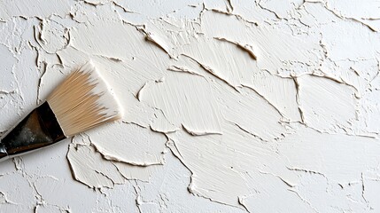 Abstract Gesso Texture in Warm Neutral Palette