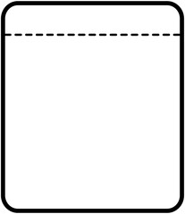 Minimal Menu Text Frame 
