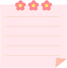 Floral Sticky Note Frame
