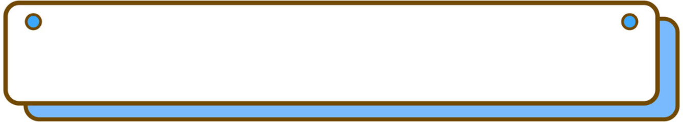 Obraz premium Punched Tag Text Box 