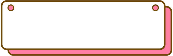 Obraz premium Punched Tag Text Box 