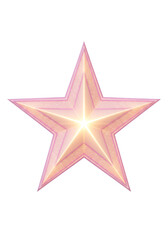 Obraz premium Pink star graphic design (1)