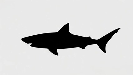 Obraz premium サメのシルエット
