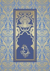 Ganesha, wedding card, royal Rajasthan, India	