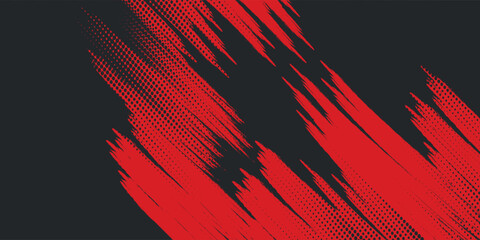 Background, contrast red and black color abstract template for business design. Technology style. Vector illustration eps 10
