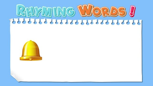Interactive Rhyming Words Animation for Learning