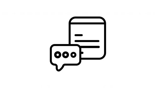 Command Thread icon animation on transparent background