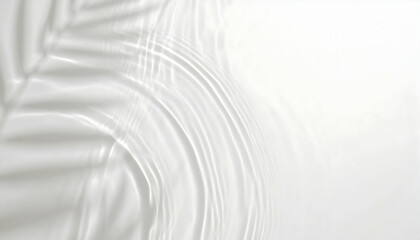 White Water Surface with Leaf Shadow and Ripples